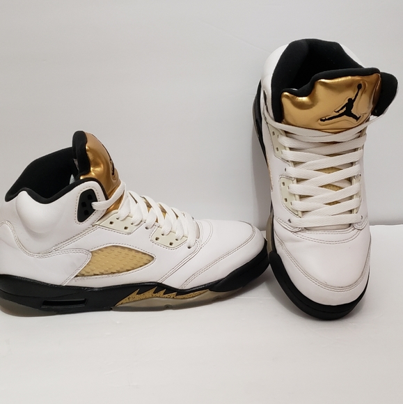 jordan 5 gold coin